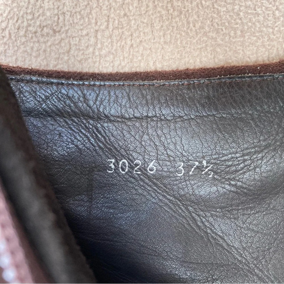 Pedro Garcia Brown Suede Heeled Ankle Booties/Boots-Women’s 7.5-Classic-Formal - Picture 6 of 11